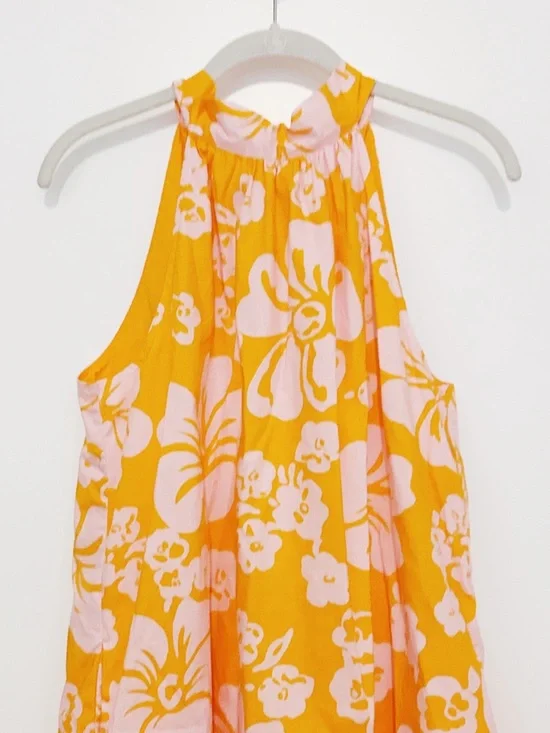 J. Crew Factory Floral Halter Mini Dress - Picture 4 of 5
